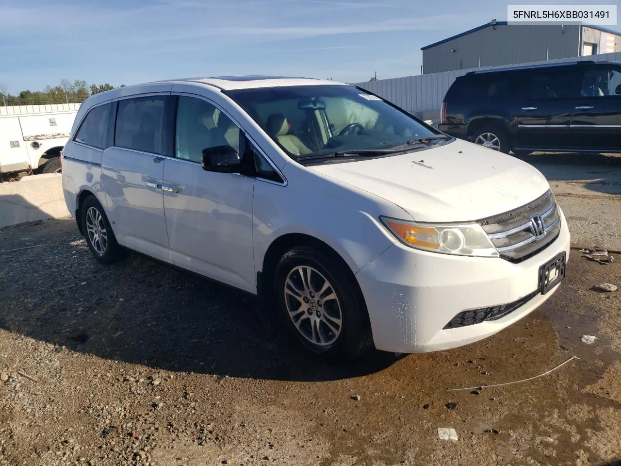 2011 Honda Odyssey Exl VIN: 5FNRL5H6XBB031491 Lot: 73330764