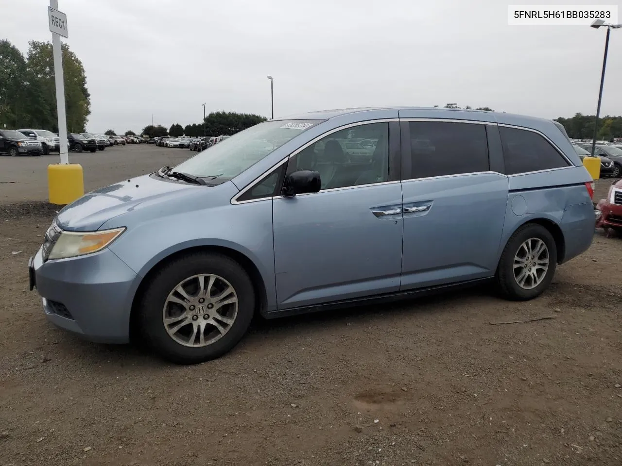 5FNRL5H61BB035283 2011 Honda Odyssey Exl