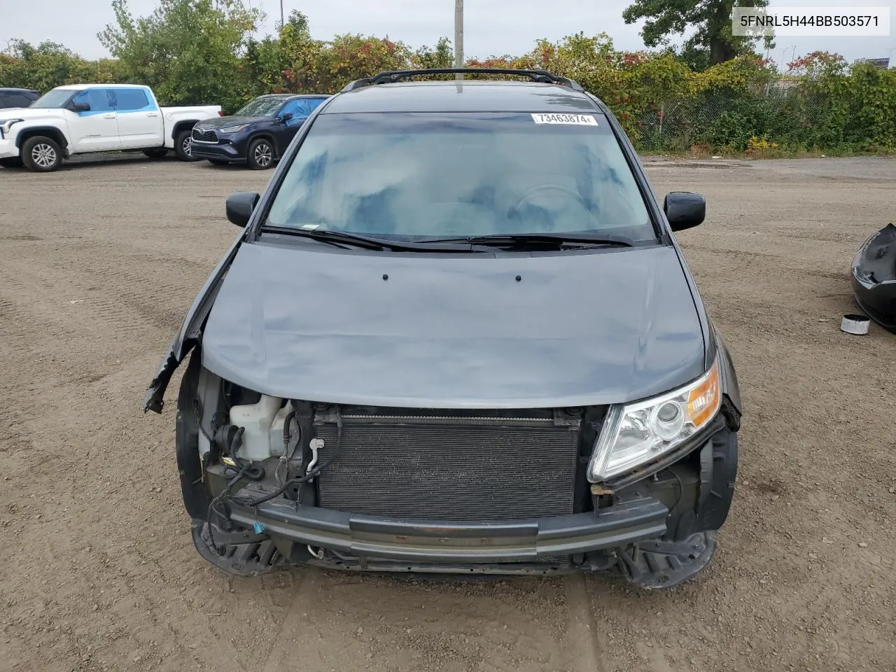 2011 Honda Odyssey Ex VIN: 5FNRL5H44BB503571 Lot: 73463874