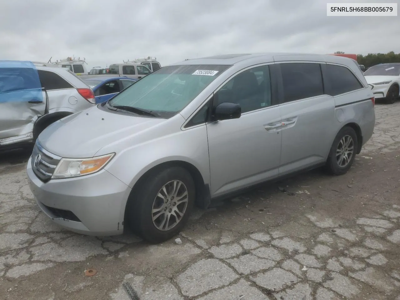 2011 Honda Odyssey Exl VIN: 5FNRL5H68BB005679 Lot: 73523084