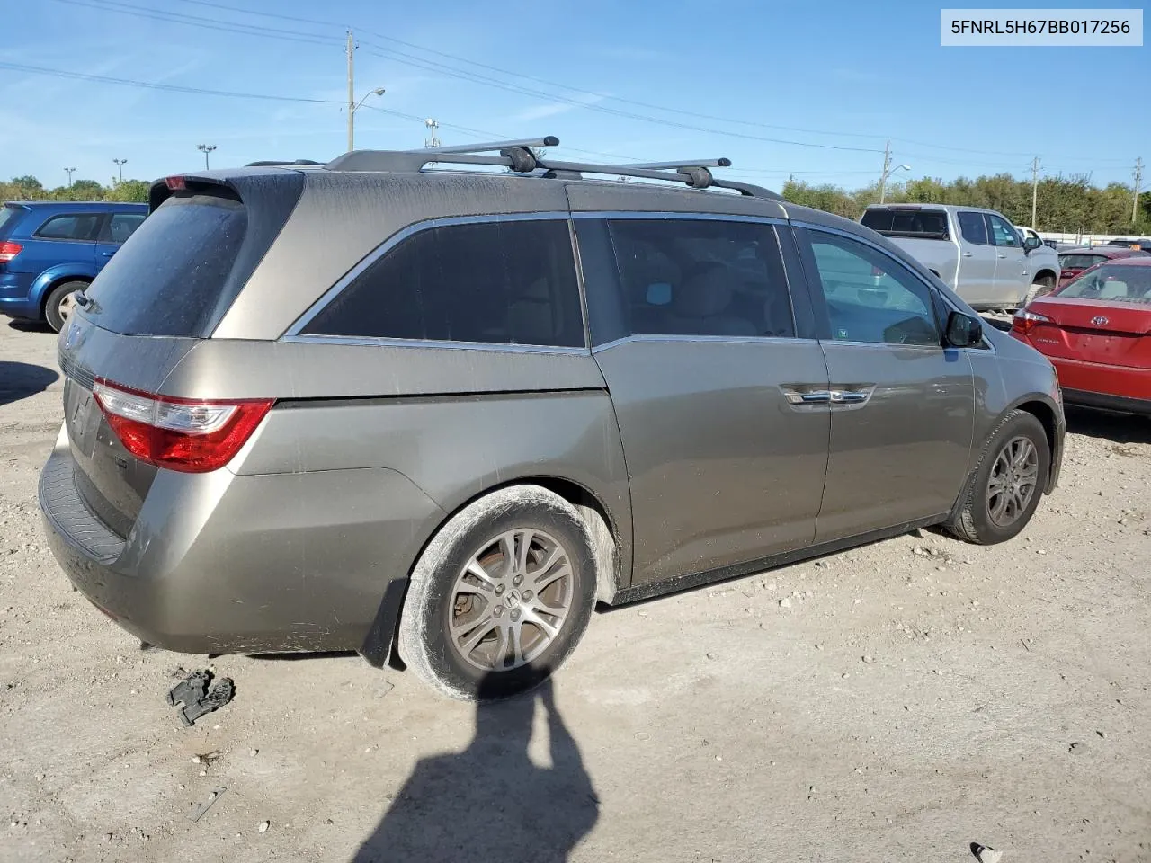 5FNRL5H67BB017256 2011 Honda Odyssey Exl