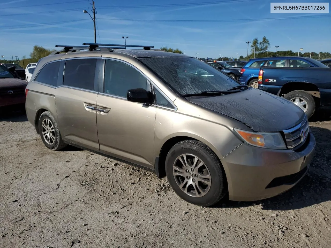 2011 Honda Odyssey Exl VIN: 5FNRL5H67BB017256 Lot: 73589374