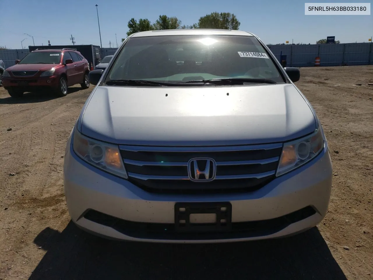 2011 Honda Odyssey Exl VIN: 5FNRL5H63BB033180 Lot: 73714084