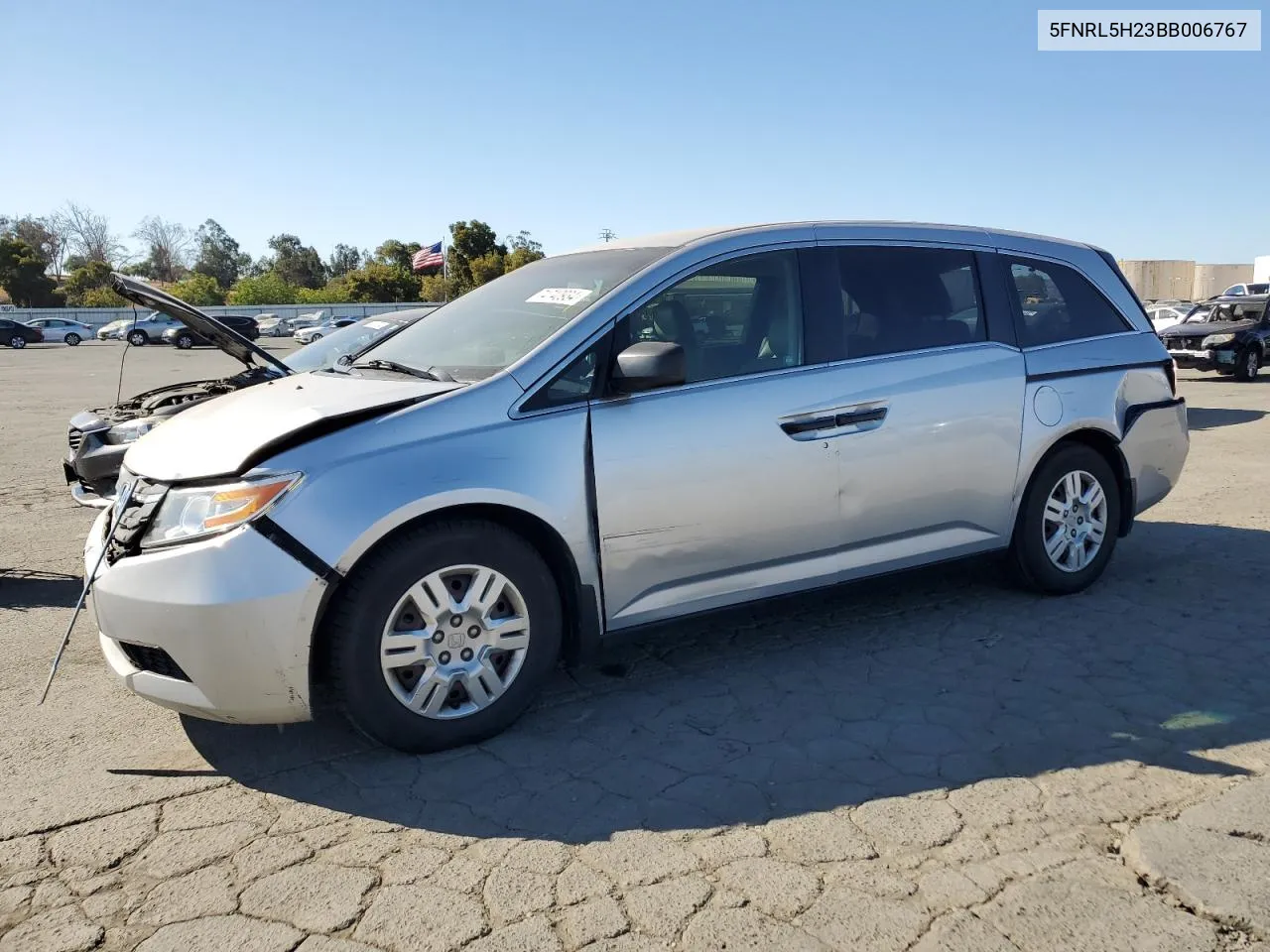 2011 Honda Odyssey Lx VIN: 5FNRL5H23BB006767 Lot: 74740934