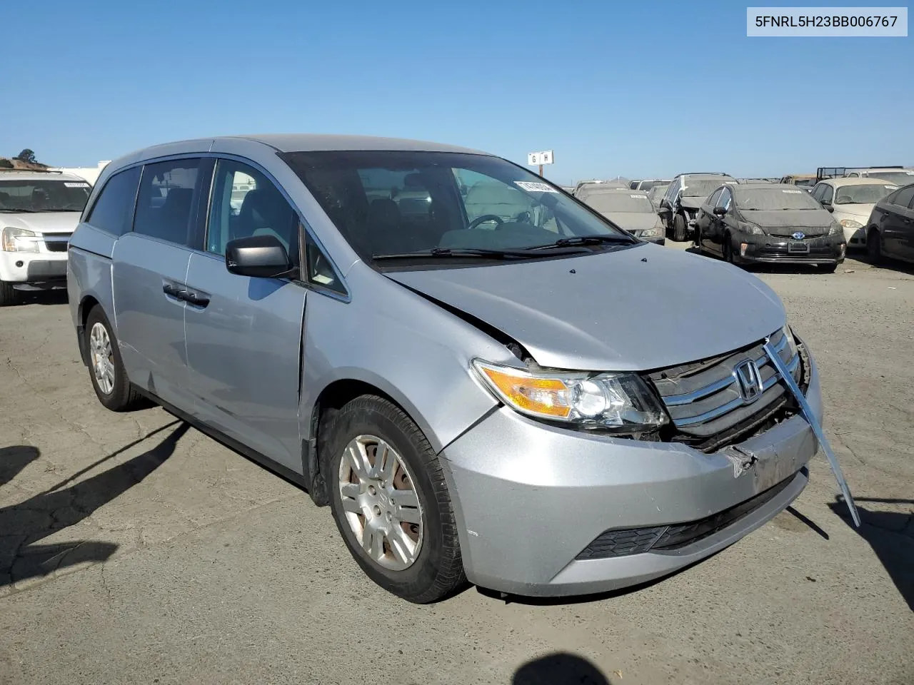 5FNRL5H23BB006767 2011 Honda Odyssey Lx