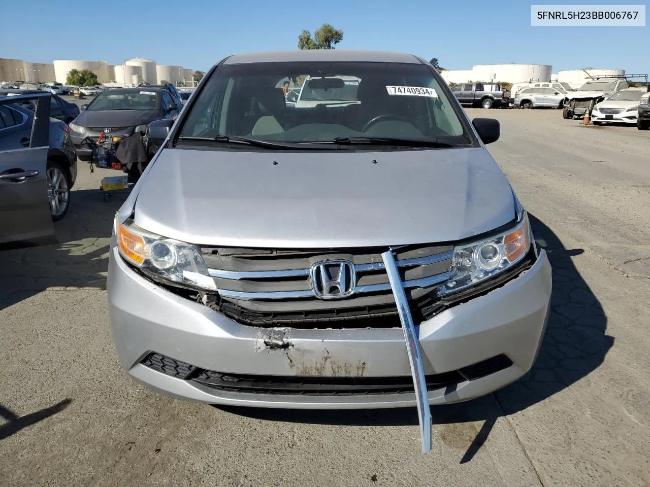 5FNRL5H23BB006767 2011 Honda Odyssey Lx