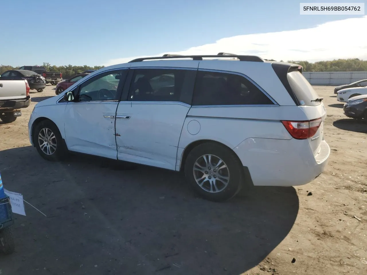 2011 Honda Odyssey Exl VIN: 5FNRL5H69BB054762 Lot: 75236194