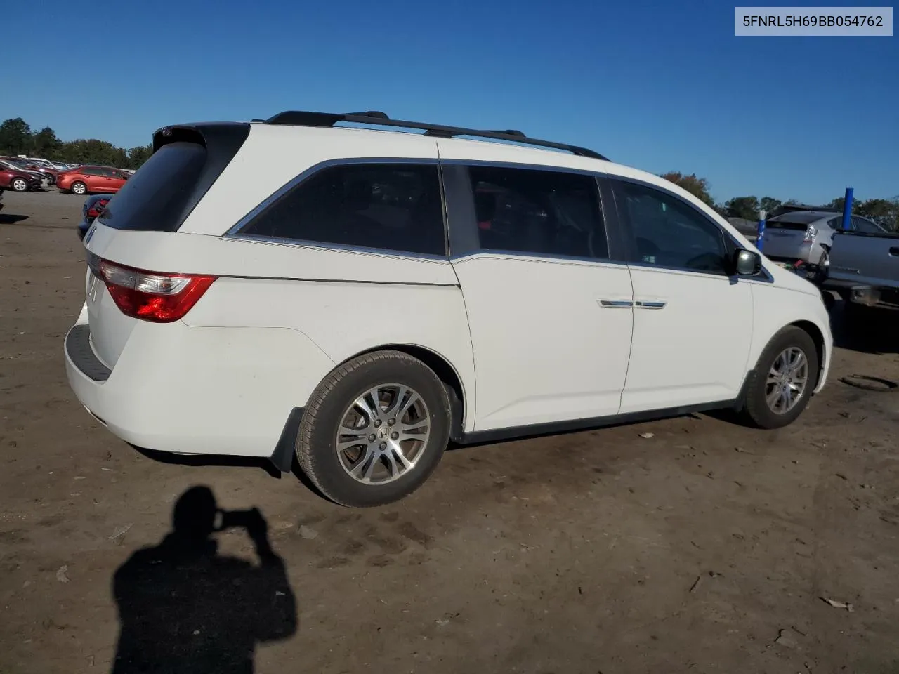 5FNRL5H69BB054762 2011 Honda Odyssey Exl