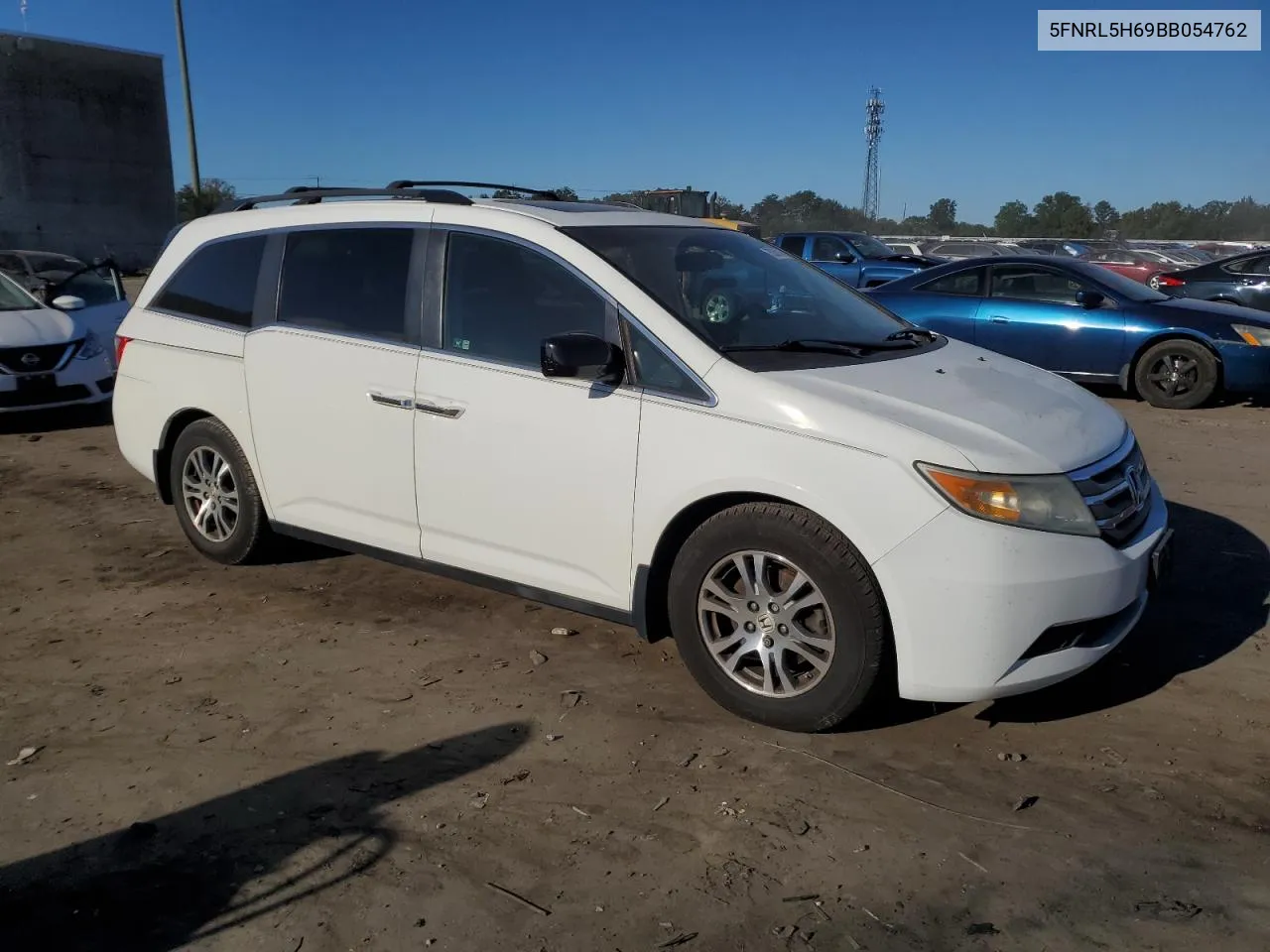 2011 Honda Odyssey Exl VIN: 5FNRL5H69BB054762 Lot: 75236194