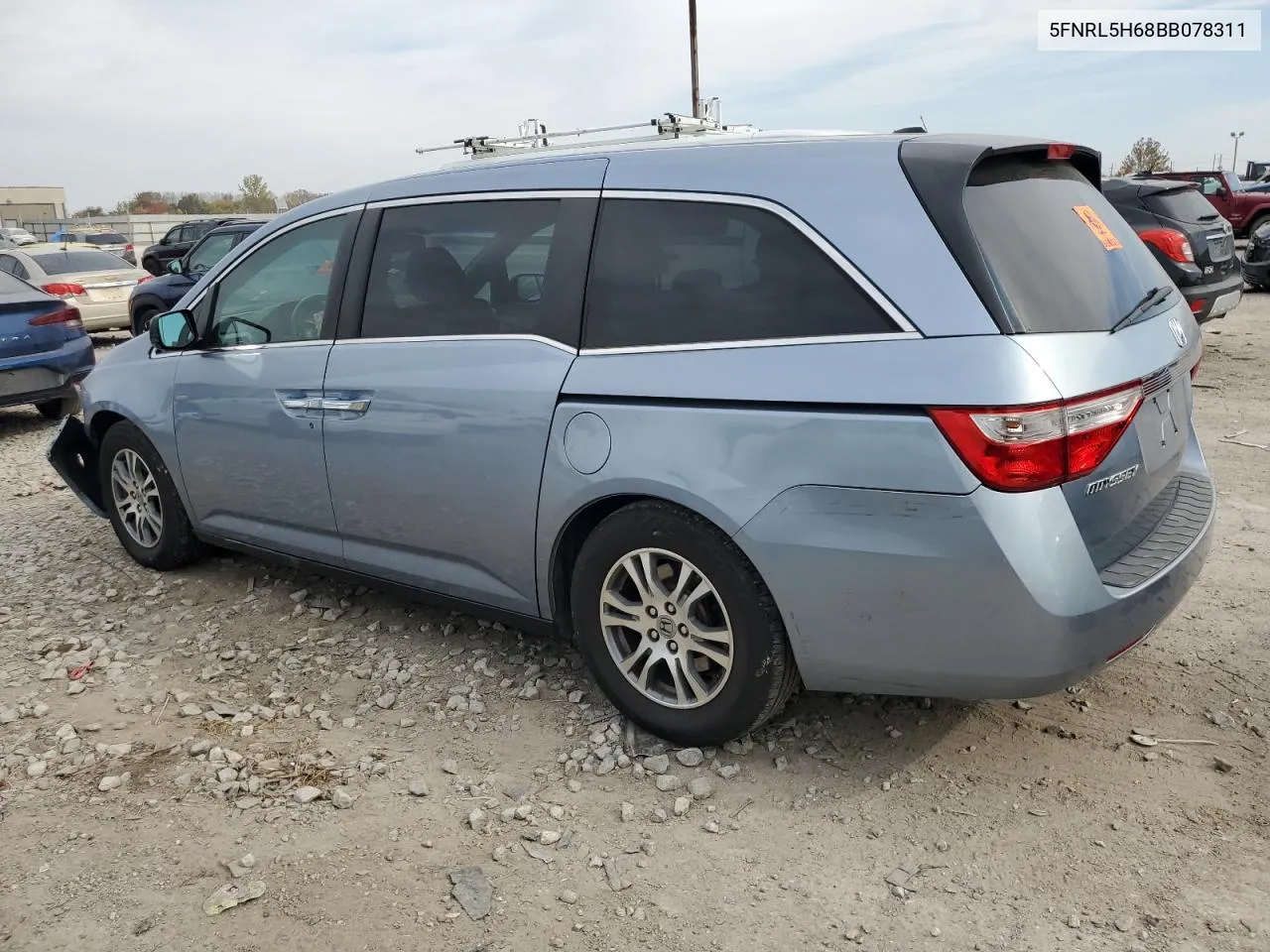 2011 Honda Odyssey Exl VIN: 5FNRL5H68BB078311 Lot: 77088794