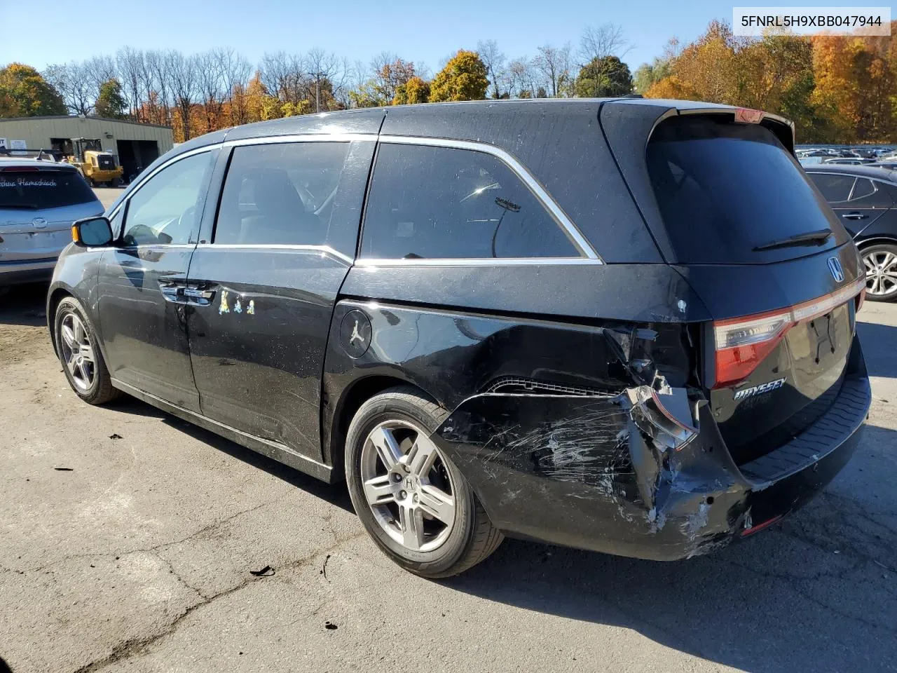 2011 Honda Odyssey Touring VIN: 5FNRL5H9XBB047944 Lot: 77302514