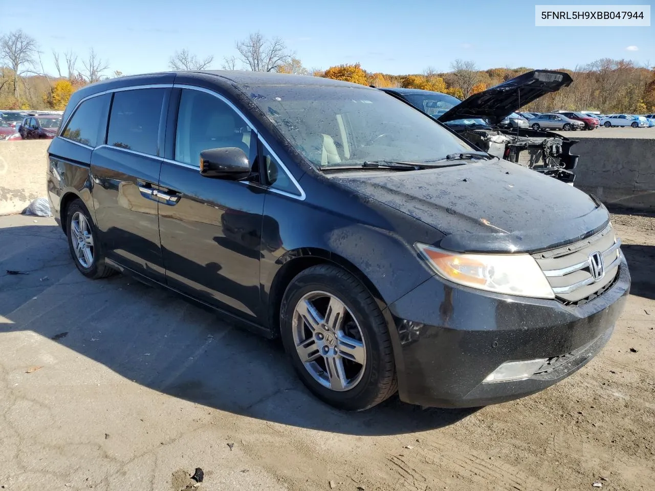 2011 Honda Odyssey Touring VIN: 5FNRL5H9XBB047944 Lot: 77302514