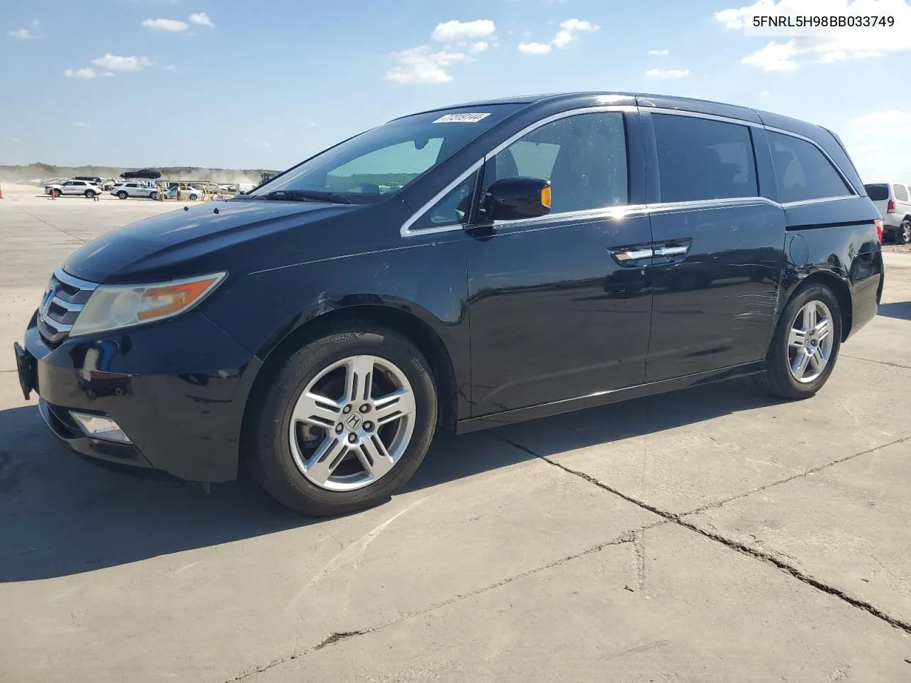 2011 Honda Odyssey Touring VIN: 5FNRL5H98BB033749 Lot: 77319144