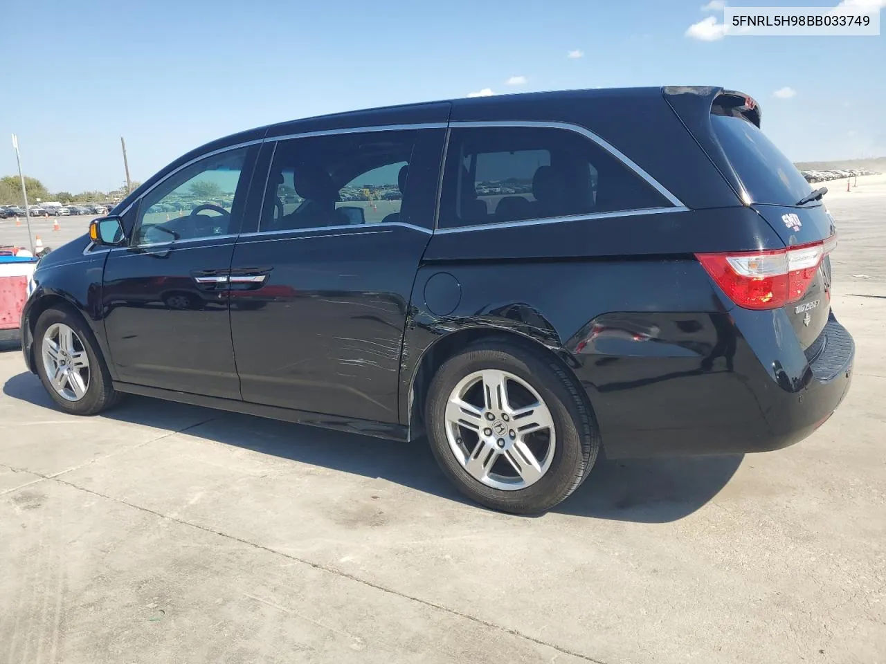 2011 Honda Odyssey Touring VIN: 5FNRL5H98BB033749 Lot: 77319144