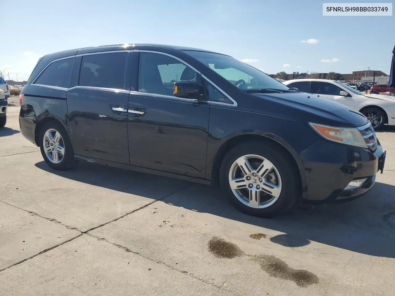 2011 Honda Odyssey Touring VIN: 5FNRL5H98BB033749 Lot: 77319144