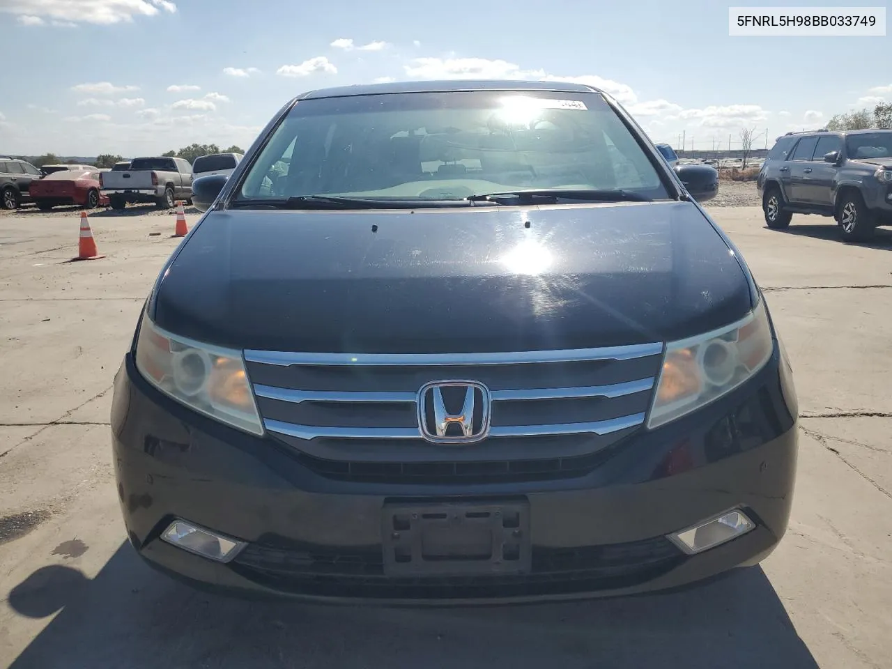 2011 Honda Odyssey Touring VIN: 5FNRL5H98BB033749 Lot: 77319144