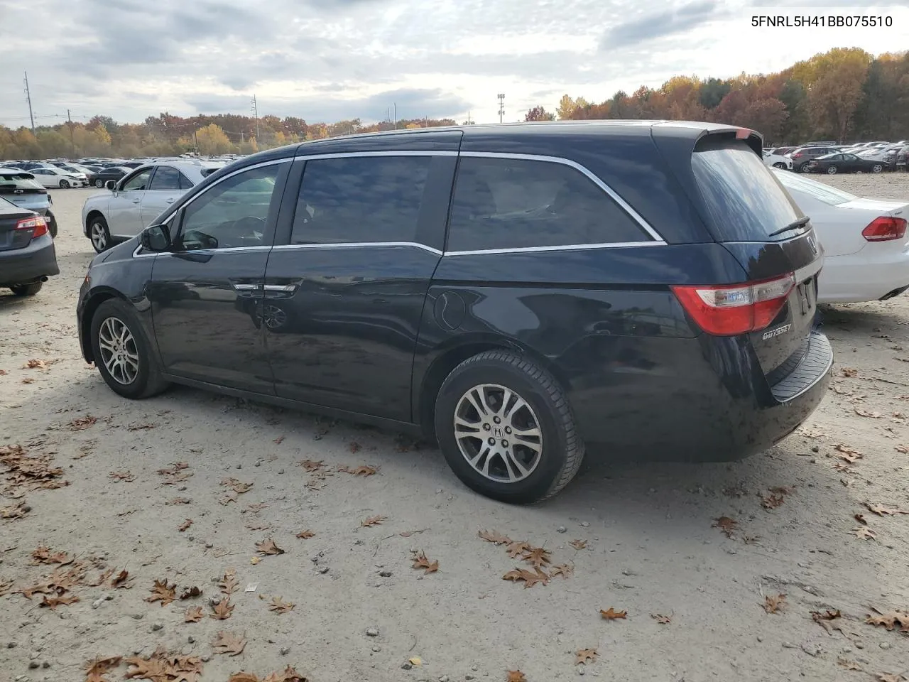 2011 Honda Odyssey Ex VIN: 5FNRL5H41BB075510 Lot: 77348484