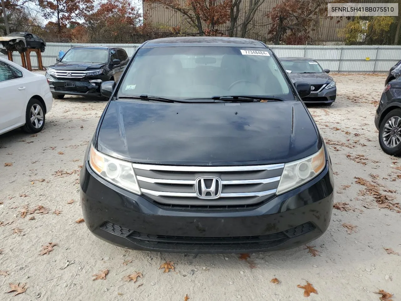 5FNRL5H41BB075510 2011 Honda Odyssey Ex