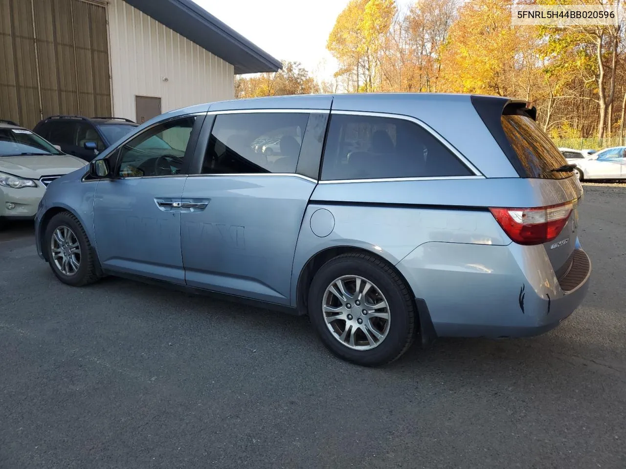 2011 Honda Odyssey Ex VIN: 5FNRL5H44BB020596 Lot: 77825534