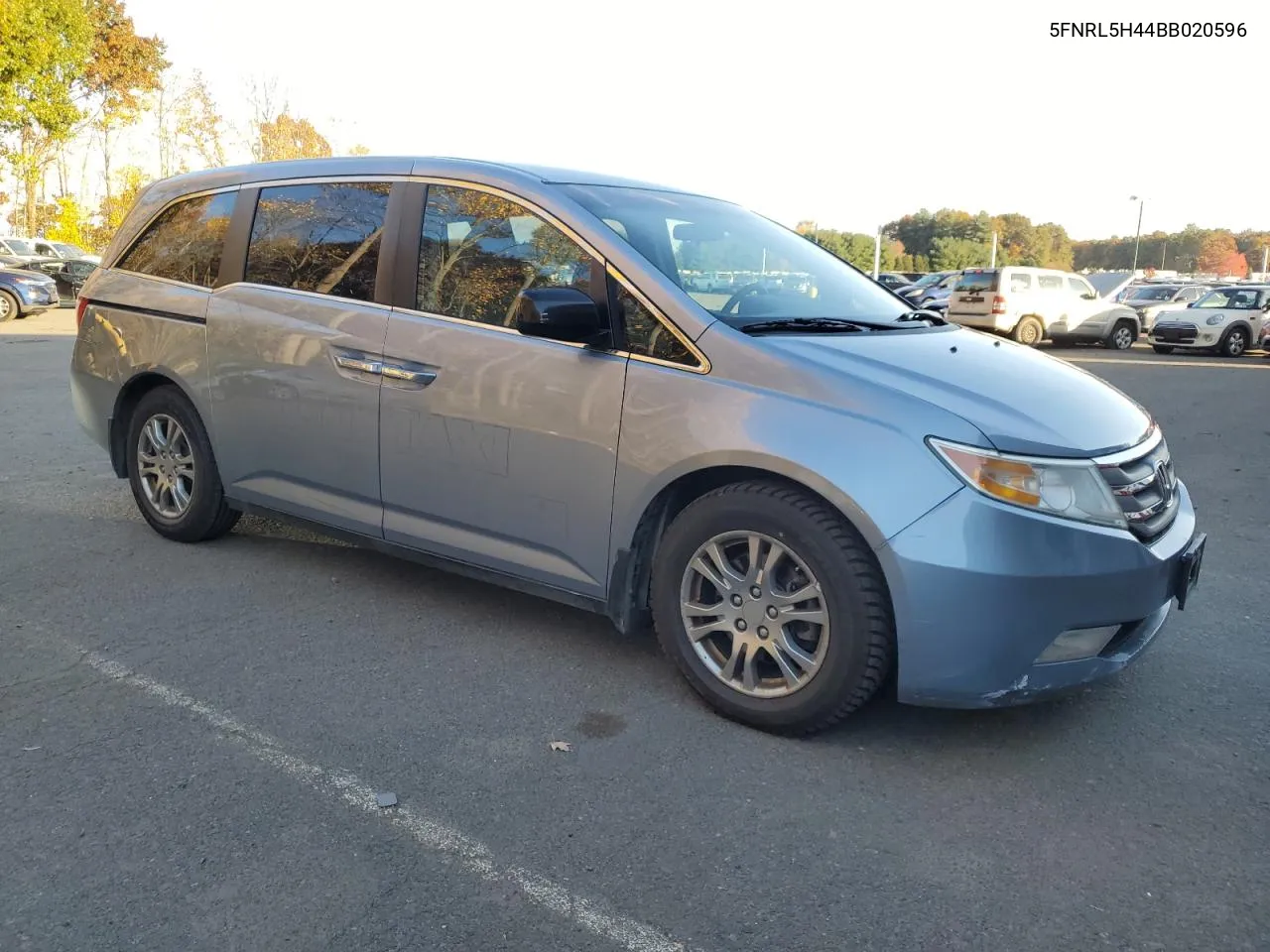 2011 Honda Odyssey Ex VIN: 5FNRL5H44BB020596 Lot: 77825534