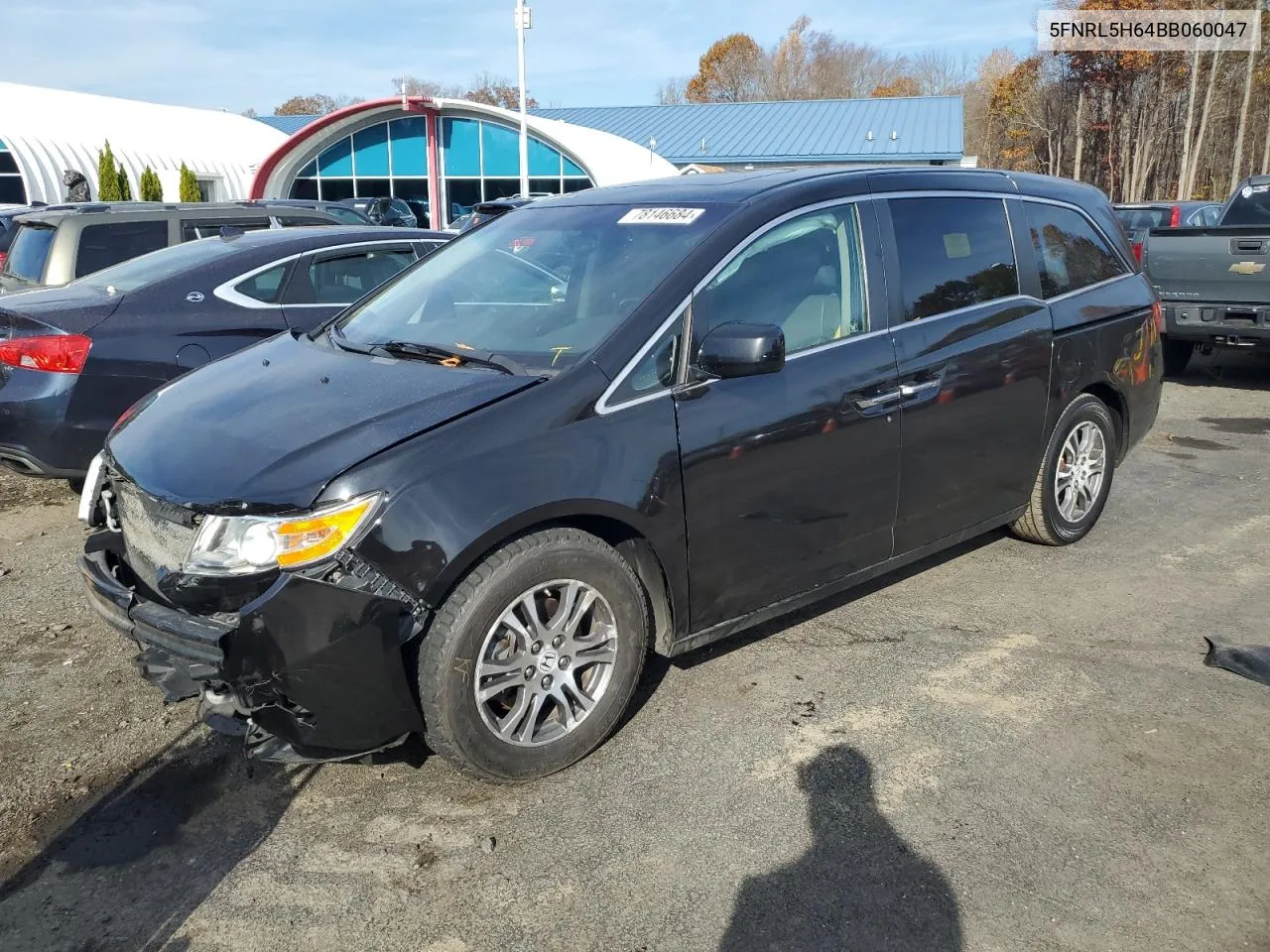 2011 Honda Odyssey Exl VIN: 5FNRL5H64BB060047 Lot: 78146684