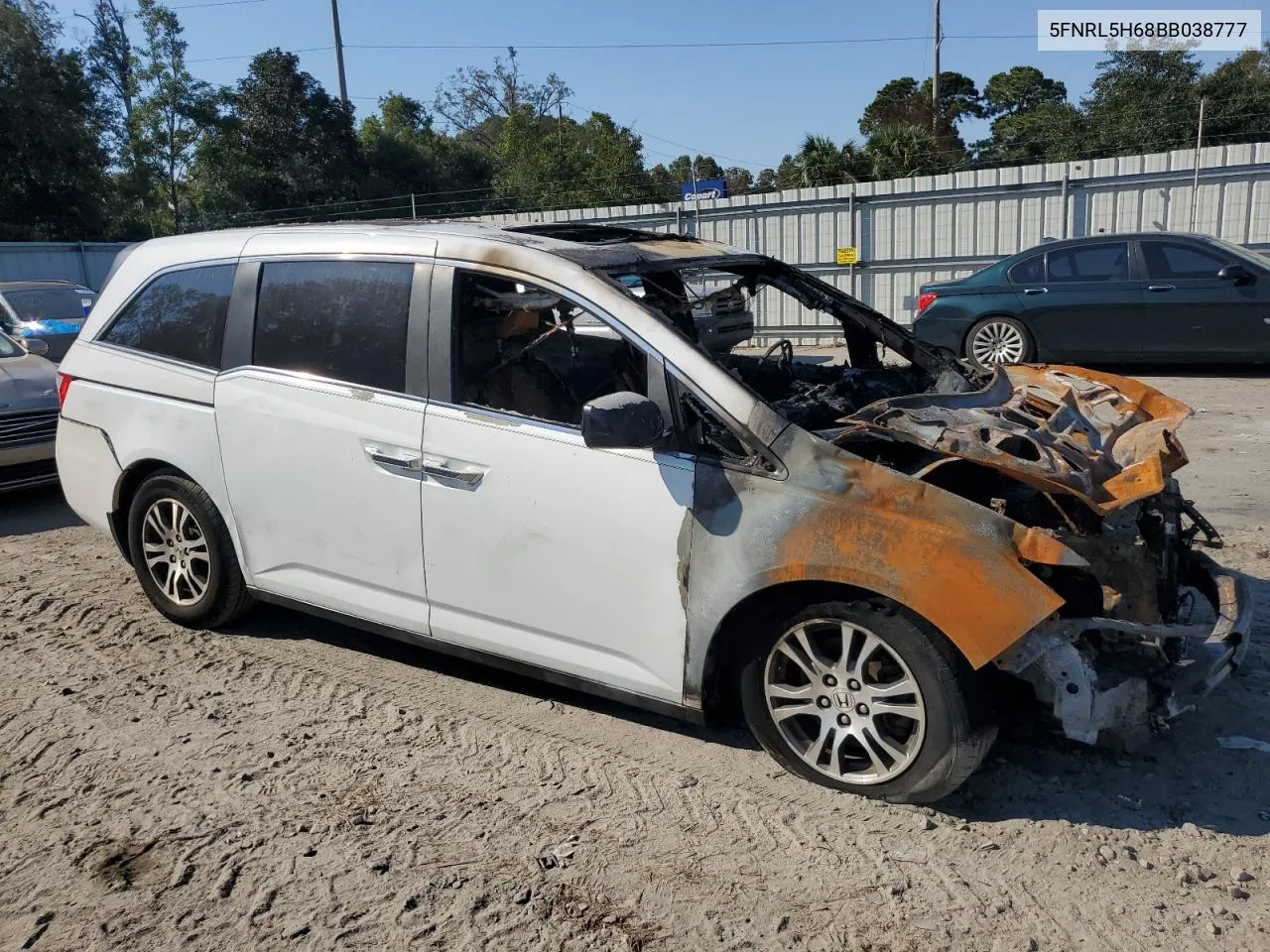 2011 Honda Odyssey Exl VIN: 5FNRL5H68BB038777 Lot: 78176674