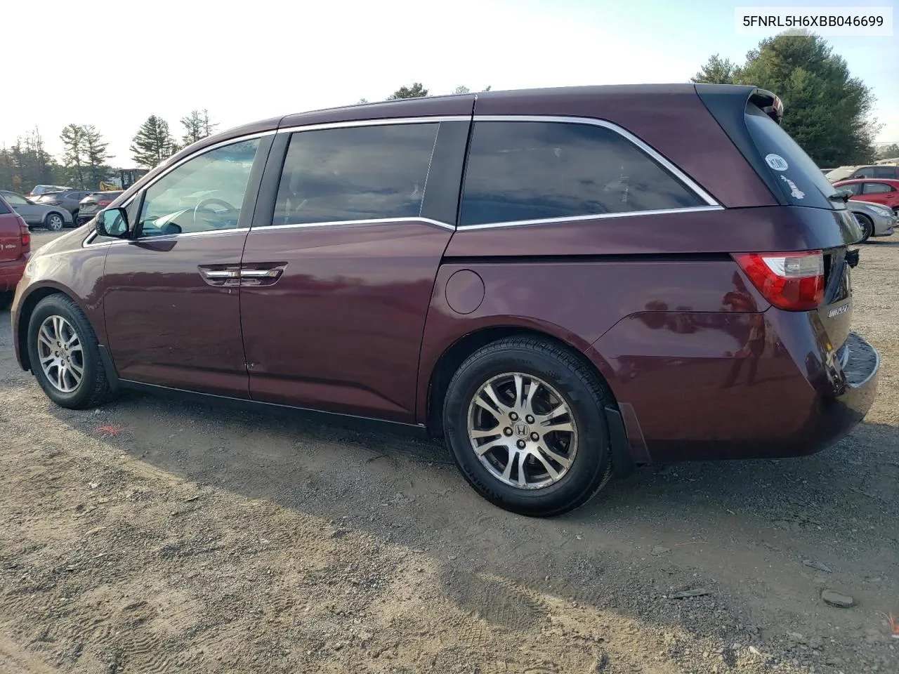 2011 Honda Odyssey Exl VIN: 5FNRL5H6XBB046699 Lot: 78255174