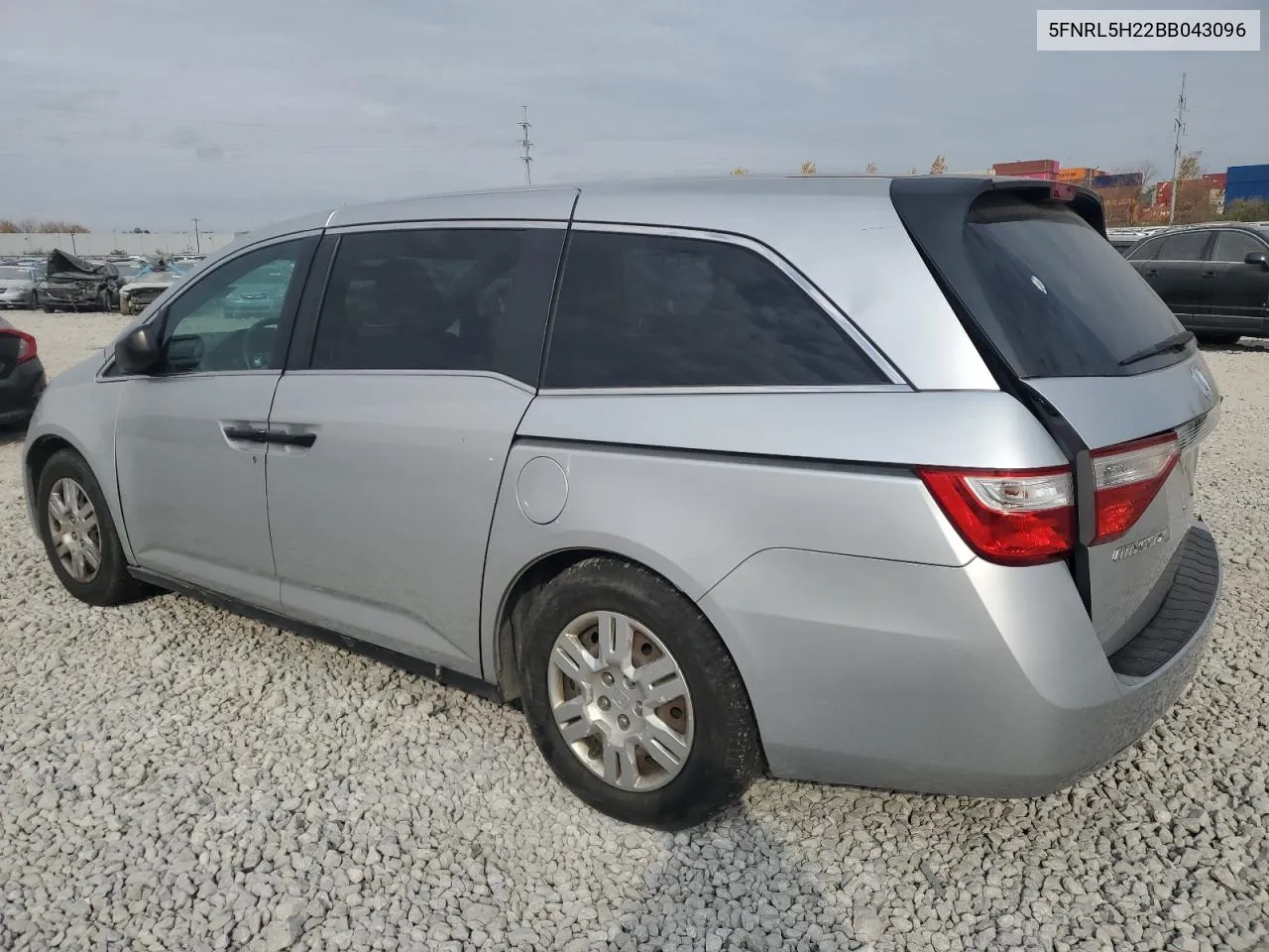 2011 Honda Odyssey Lx VIN: 5FNRL5H22BB043096 Lot: 78709524