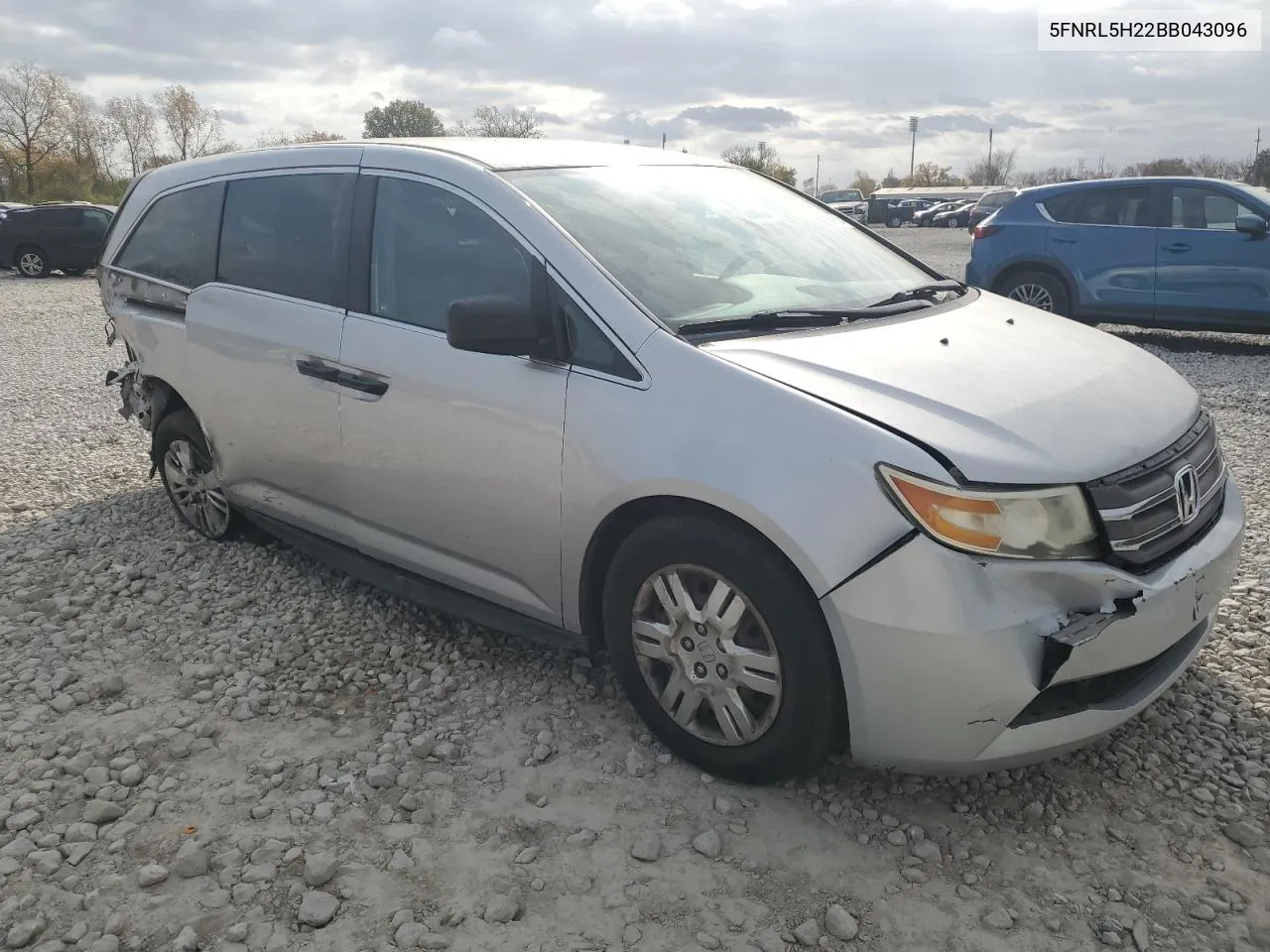 2011 Honda Odyssey Lx VIN: 5FNRL5H22BB043096 Lot: 78709524