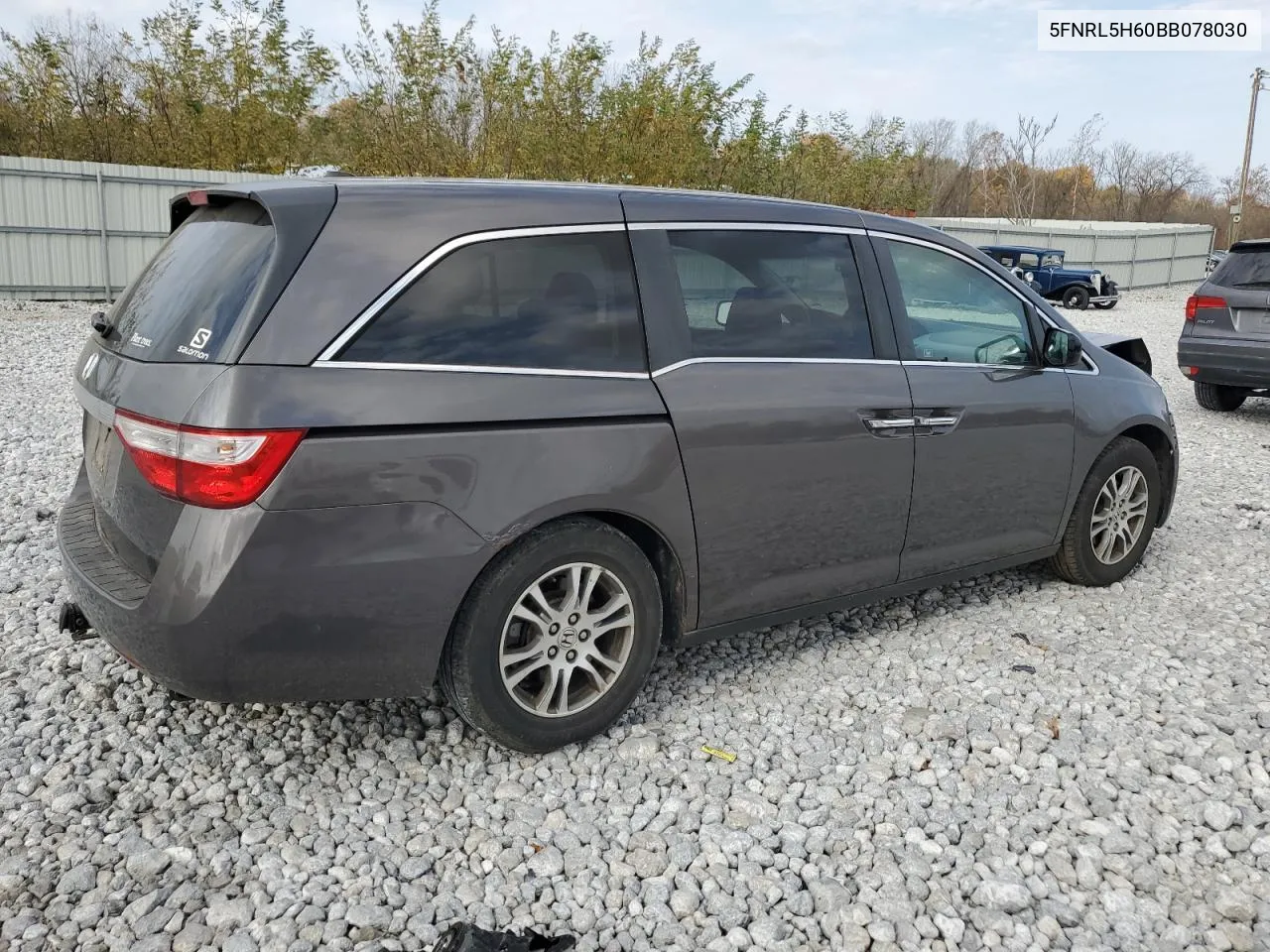 2011 Honda Odyssey Exl VIN: 5FNRL5H60BB078030 Lot: 78823884