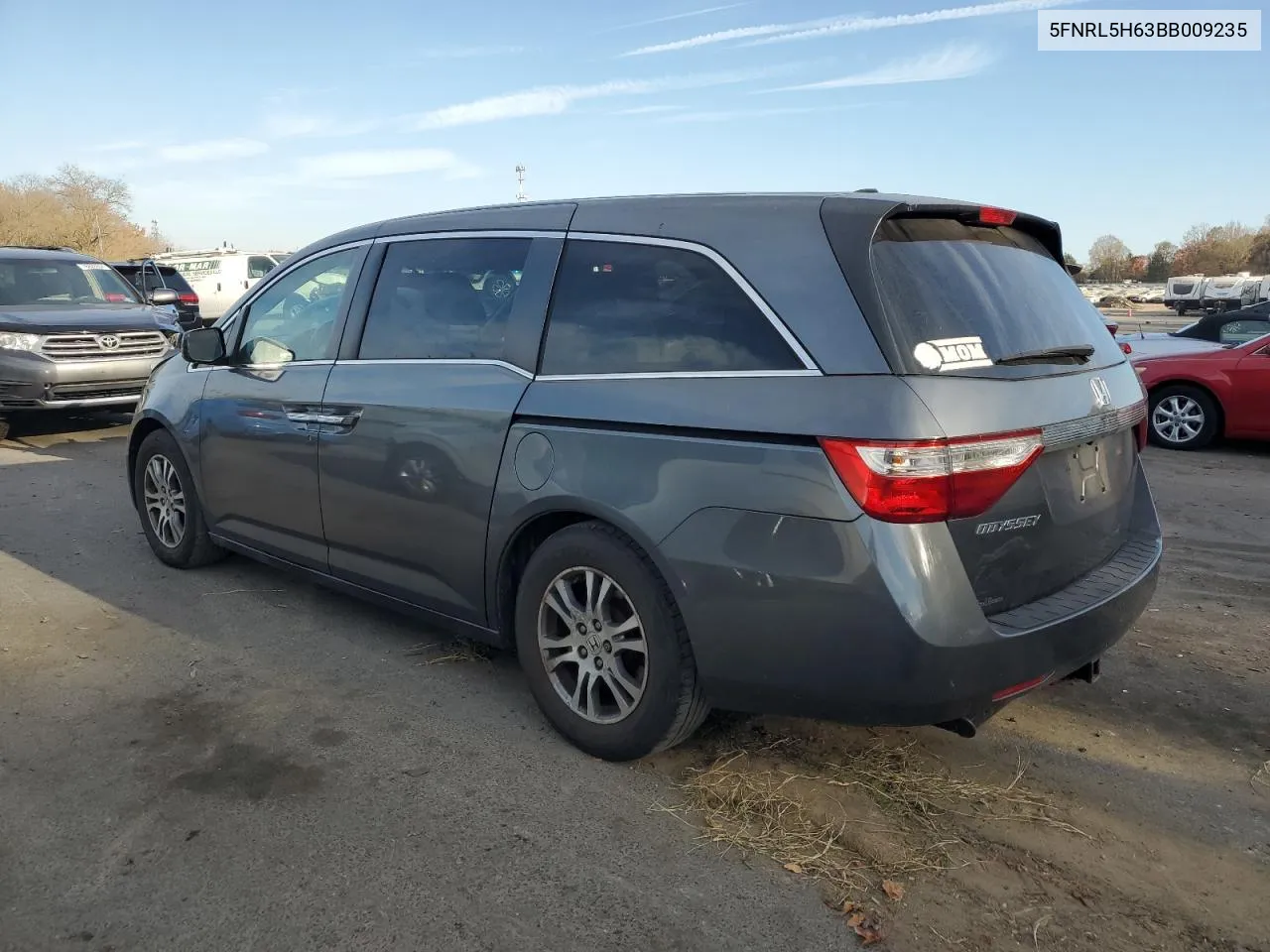 2011 Honda Odyssey Exl VIN: 5FNRL5H63BB009235 Lot: 78842284