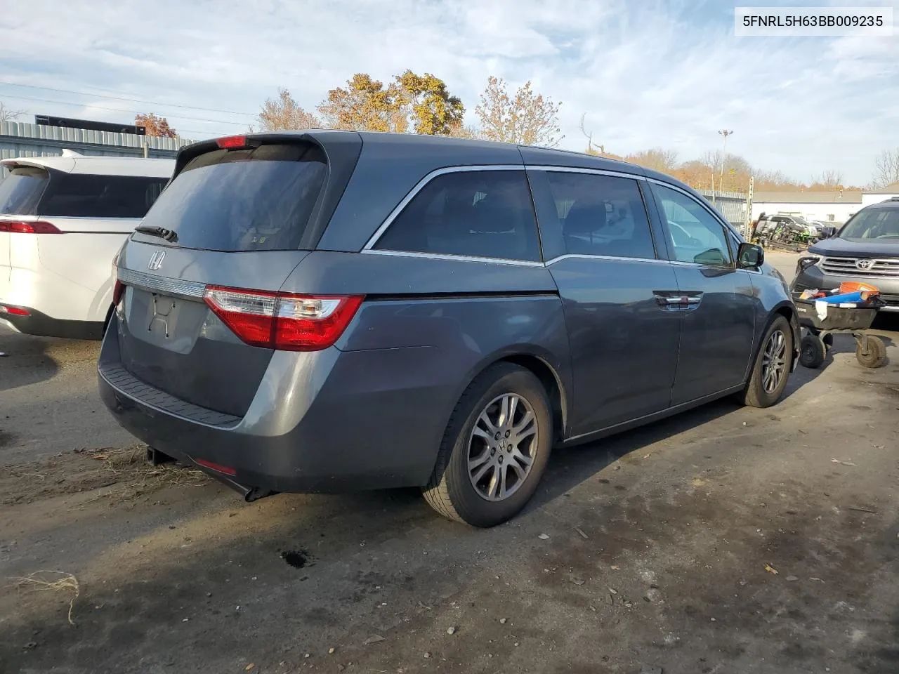 2011 Honda Odyssey Exl VIN: 5FNRL5H63BB009235 Lot: 78842284