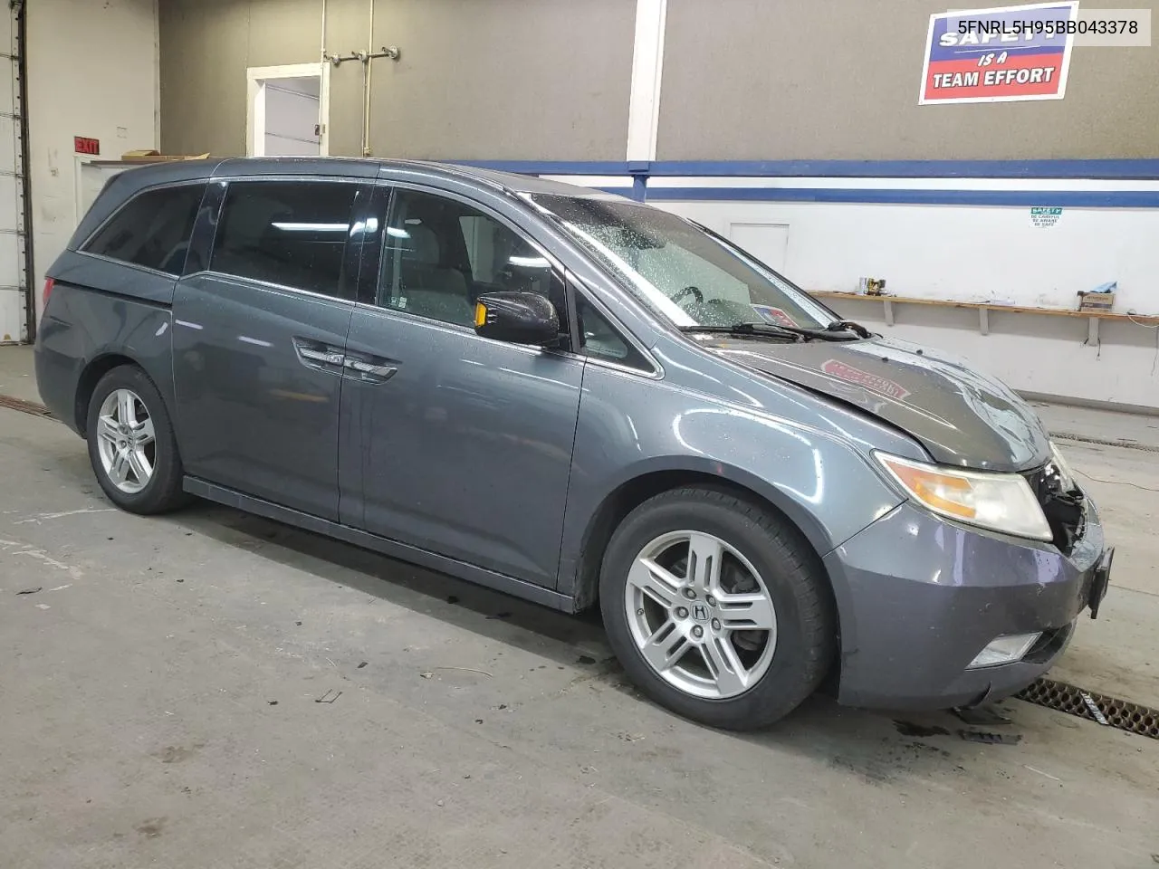 2011 Honda Odyssey Touring VIN: 5FNRL5H95BB043378 Lot: 79050254