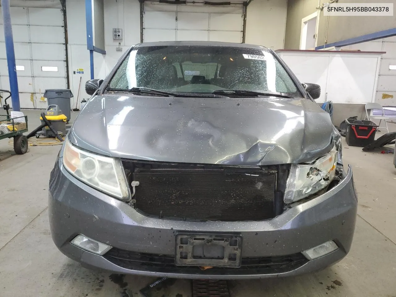 2011 Honda Odyssey Touring VIN: 5FNRL5H95BB043378 Lot: 79050254