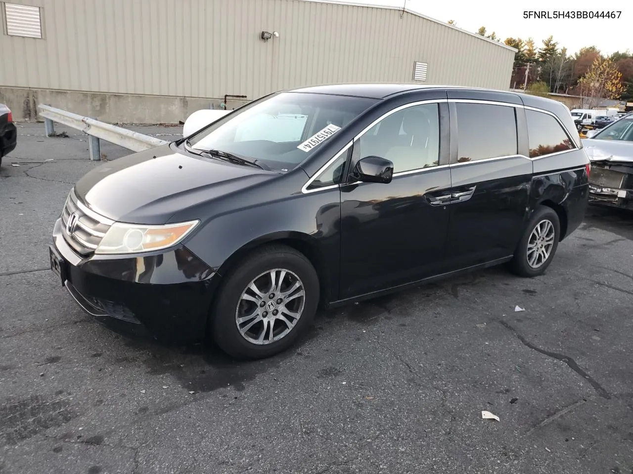 2011 Honda Odyssey Ex VIN: 5FNRL5H43BB044467 Lot: 79157974