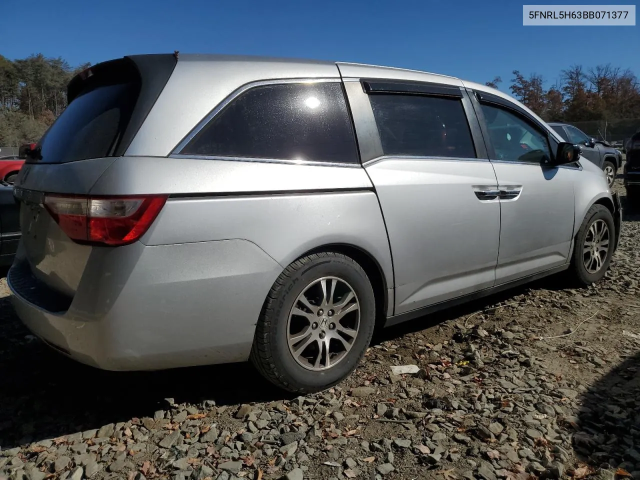 2011 Honda Odyssey Exl VIN: 5FNRL5H63BB071377 Lot: 79195514