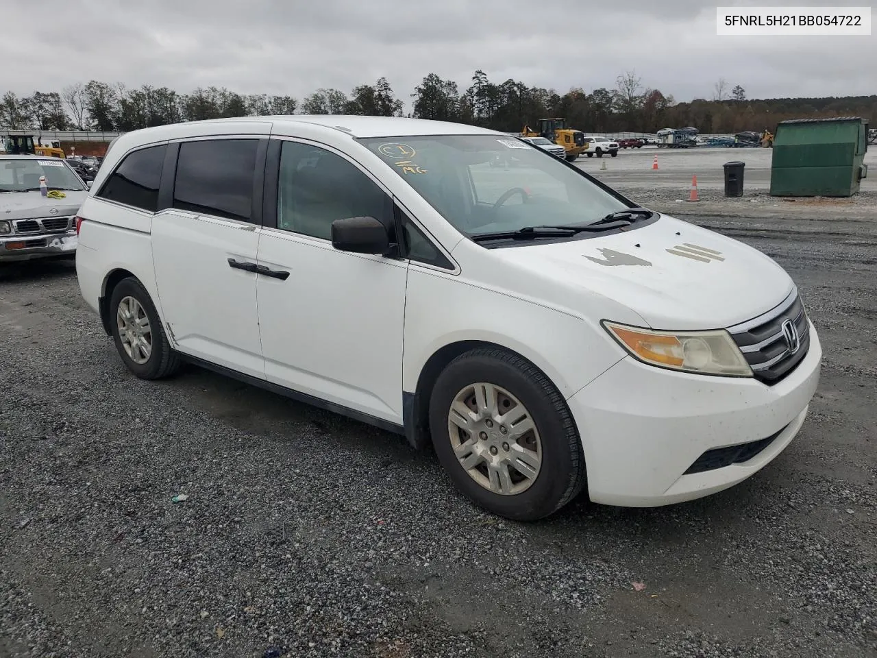 2011 Honda Odyssey Lx VIN: 5FNRL5H21BB054722 Lot: 79420934