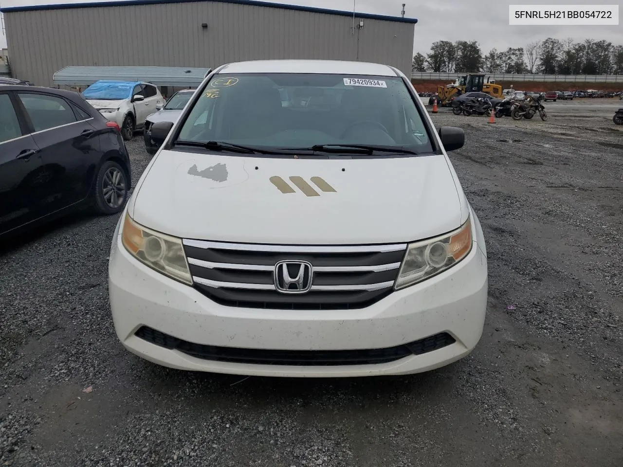 2011 Honda Odyssey Lx VIN: 5FNRL5H21BB054722 Lot: 79420934