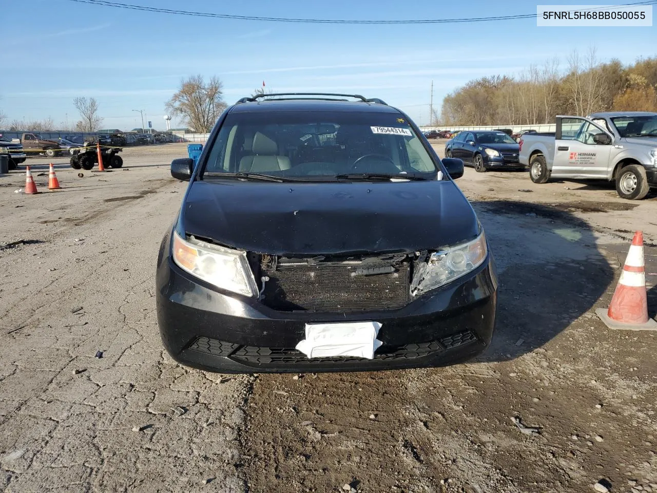 2011 Honda Odyssey Exl VIN: 5FNRL5H68BB050055 Lot: 79544314