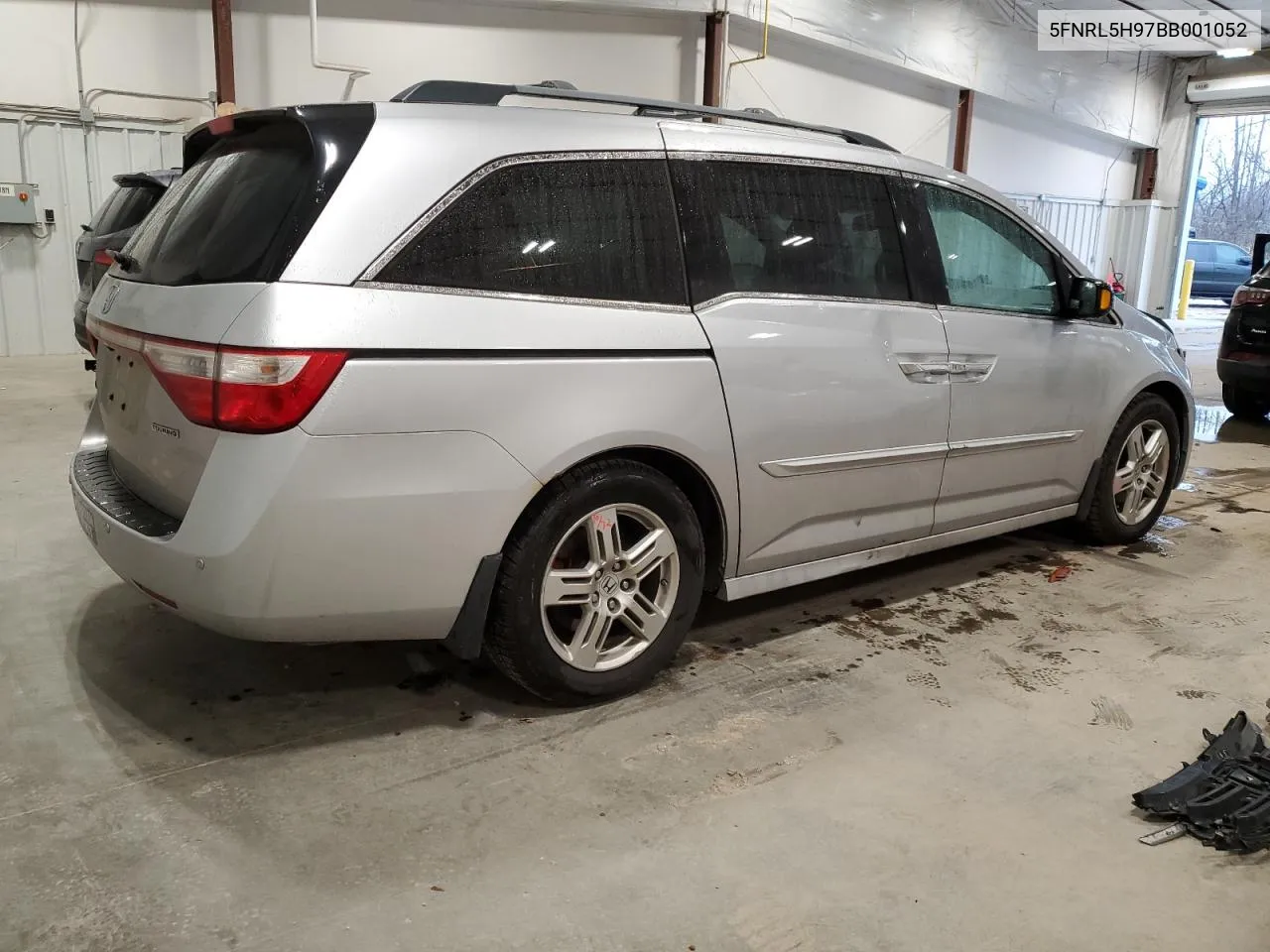 2011 Honda Odyssey Touring VIN: 5FNRL5H97BB001052 Lot: 80811094