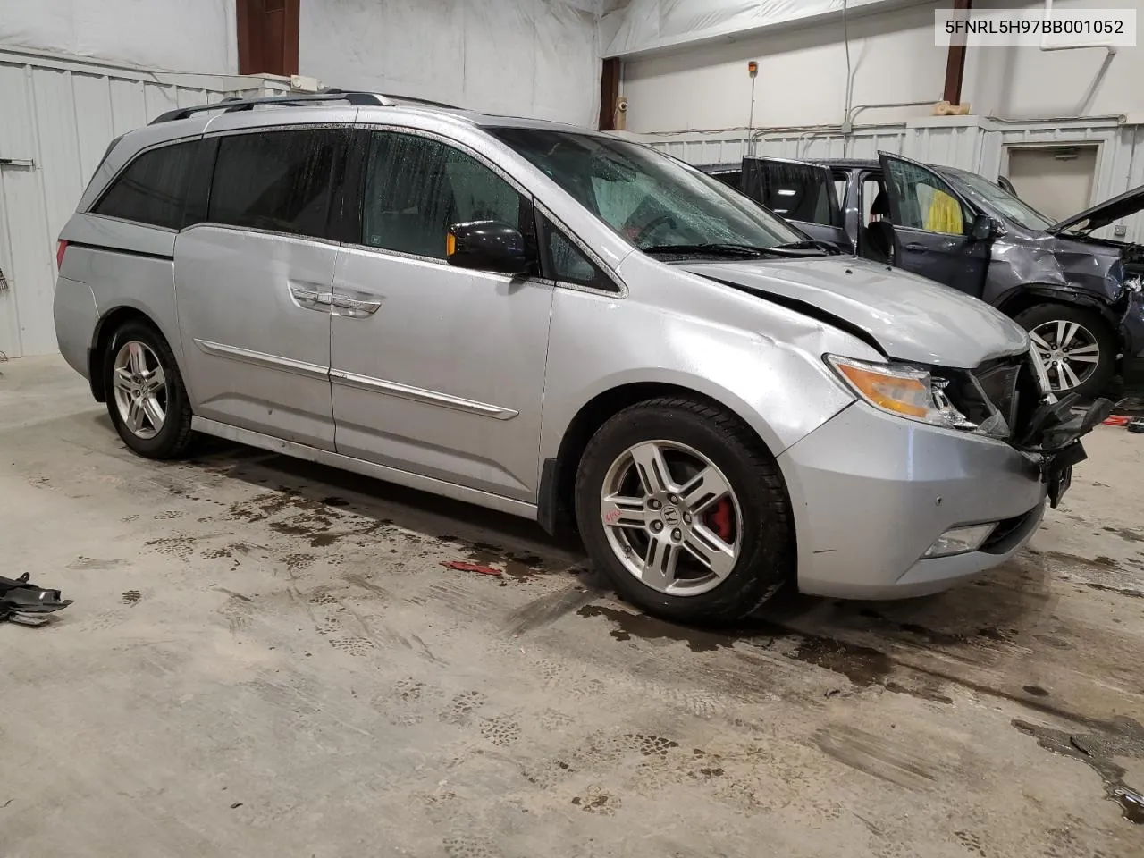 2011 Honda Odyssey Touring VIN: 5FNRL5H97BB001052 Lot: 80811094