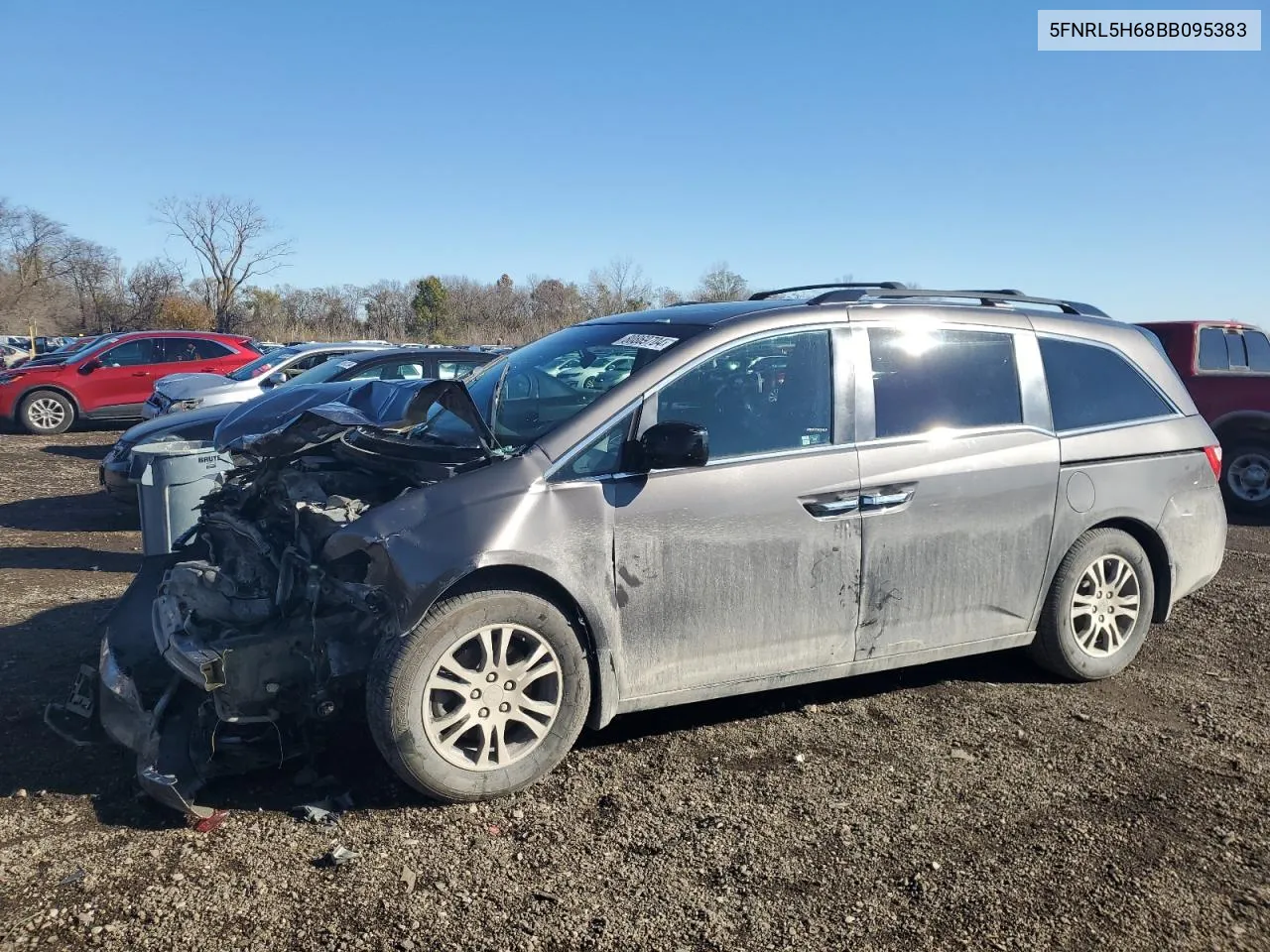 2011 Honda Odyssey Exl VIN: 5FNRL5H68BB095383 Lot: 80869704