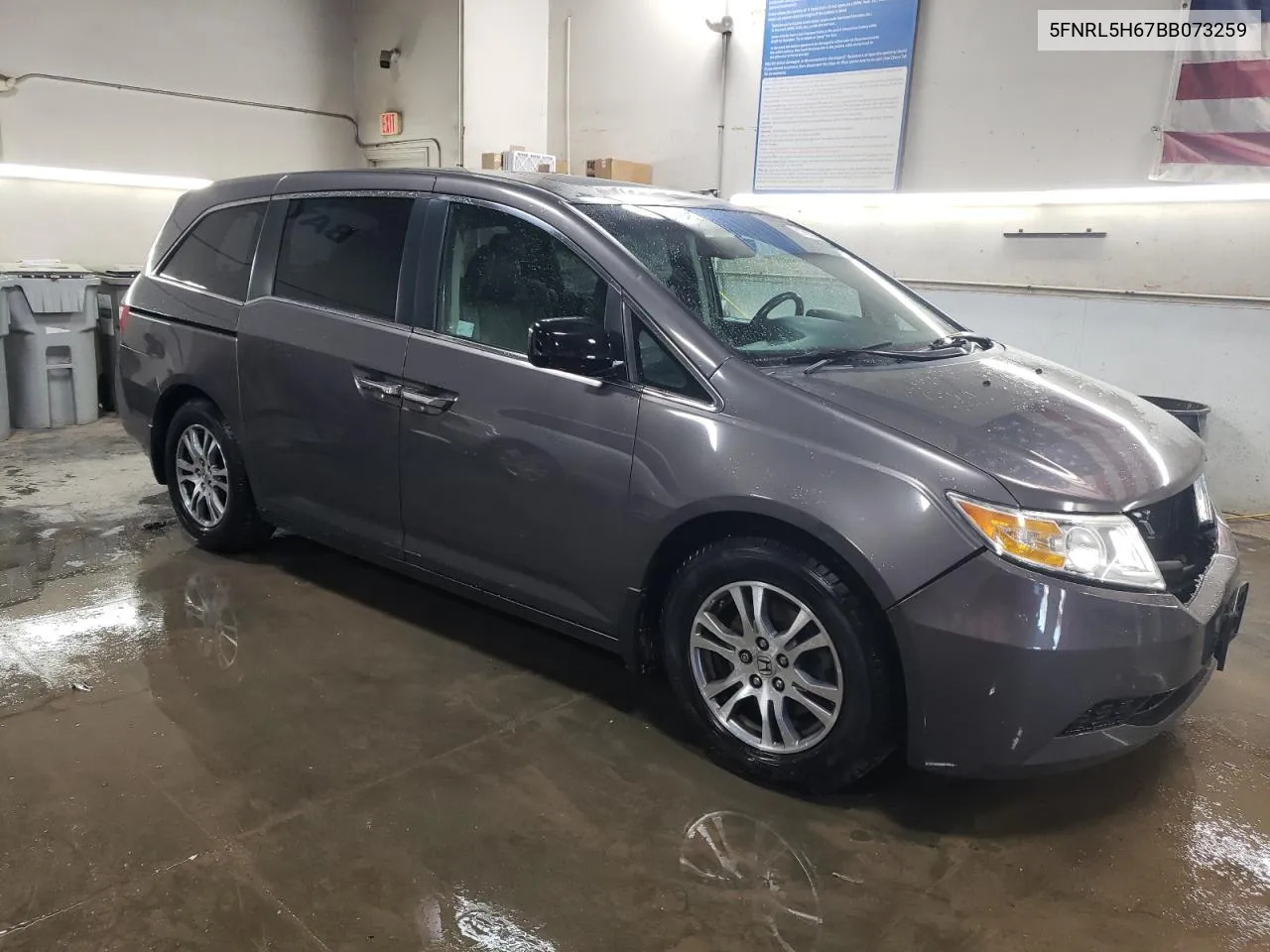 2011 Honda Odyssey Exl VIN: 5FNRL5H67BB073259 Lot: 81169374