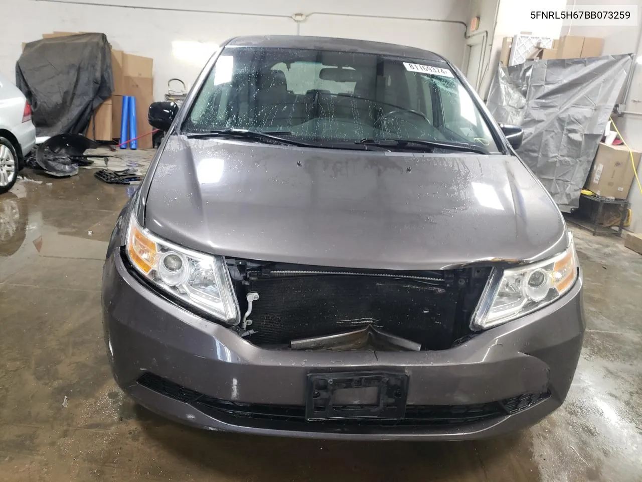 2011 Honda Odyssey Exl VIN: 5FNRL5H67BB073259 Lot: 81169374