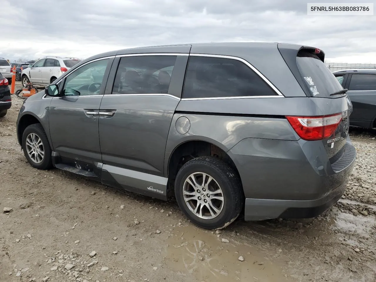 2011 Honda Odyssey Exl VIN: 5FNRL5H63BB083786 Lot: 81496454