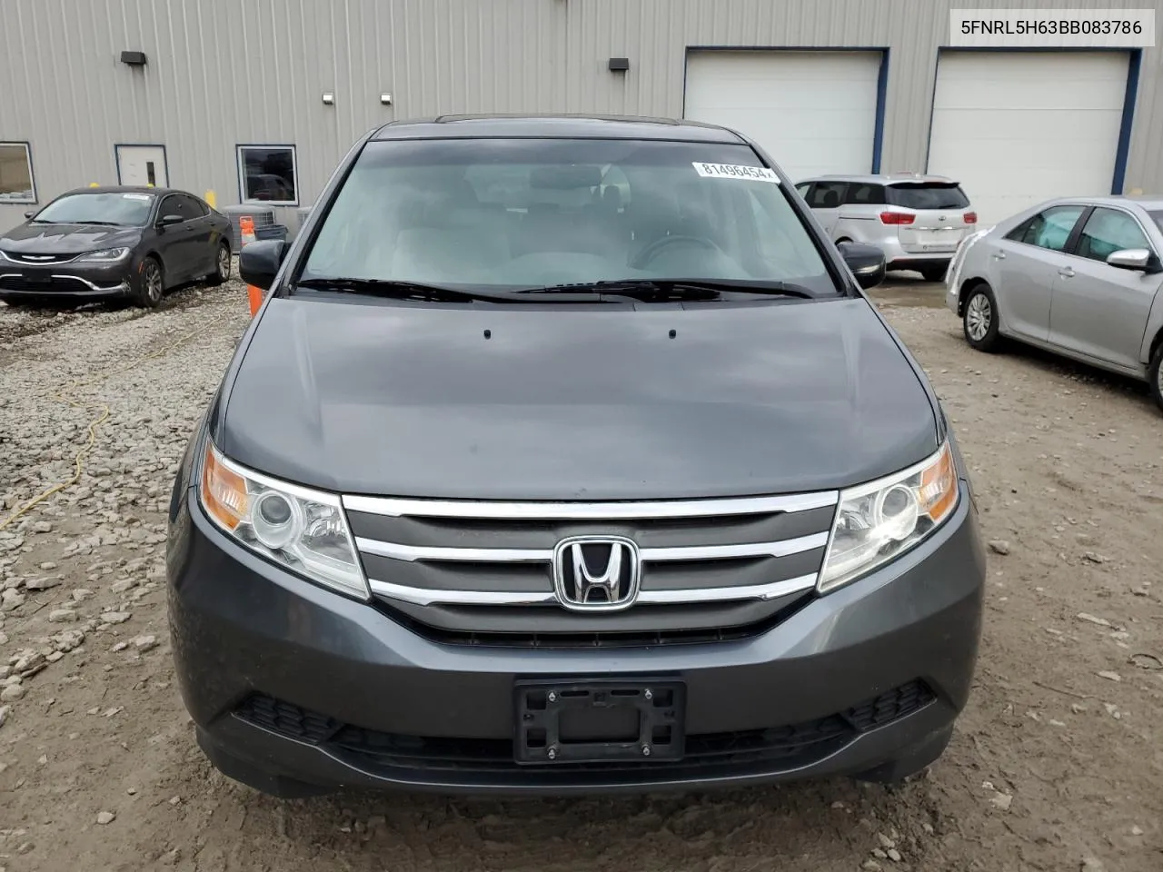 2011 Honda Odyssey Exl VIN: 5FNRL5H63BB083786 Lot: 81496454