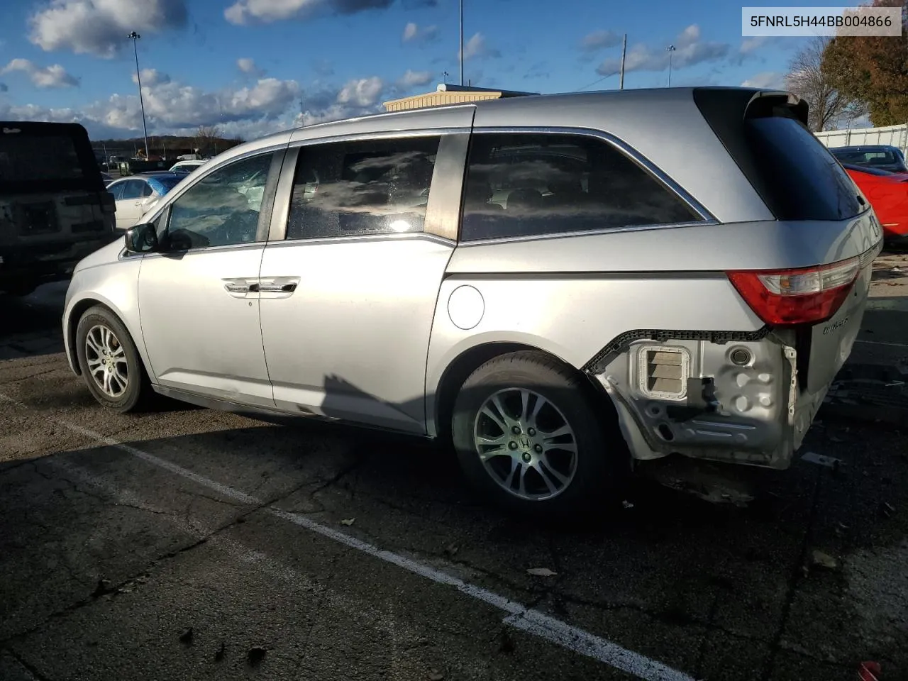 2011 Honda Odyssey Ex VIN: 5FNRL5H44BB004866 Lot: 81586534