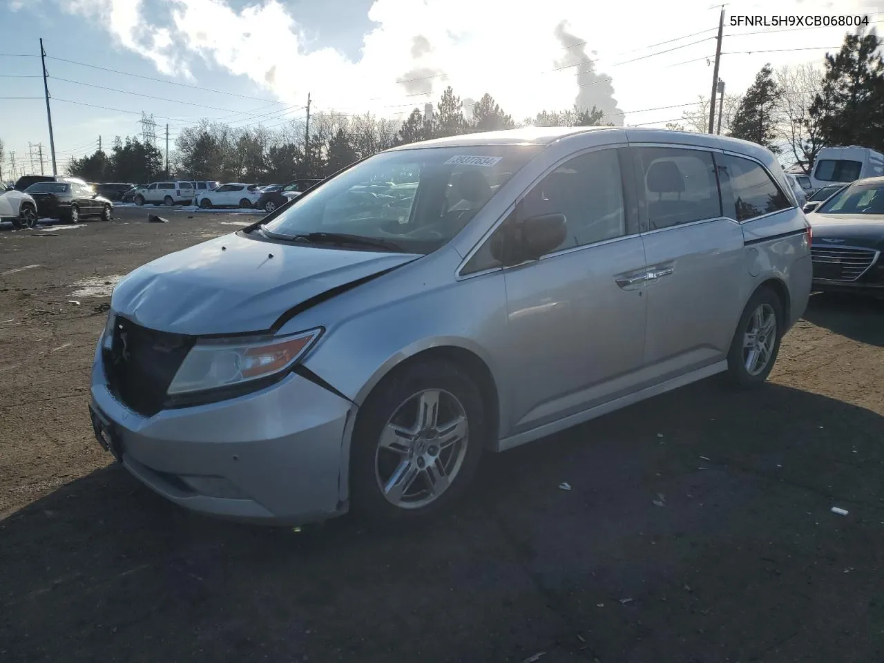 2012 Honda Odyssey Touring VIN: 5FNRL5H9XCB068004 Lot: 39377634