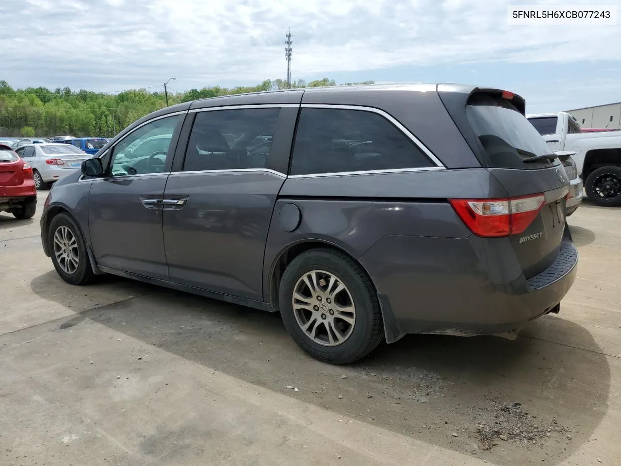 5FNRL5H6XCB077243 2012 Honda Odyssey Exl