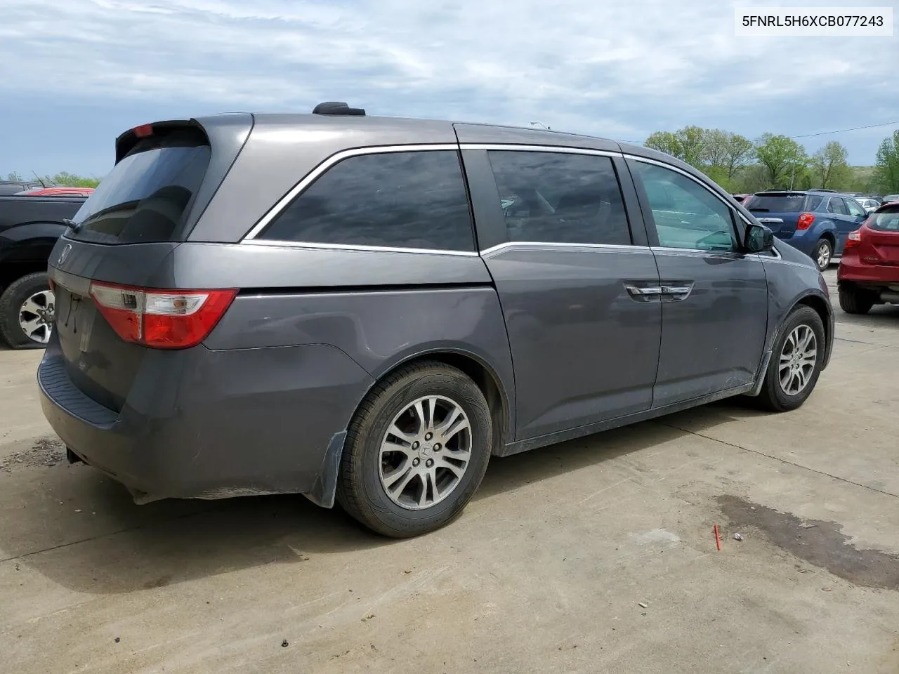 5FNRL5H6XCB077243 2012 Honda Odyssey Exl